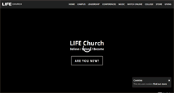 Desktop Screenshot of lifechurchhome.com